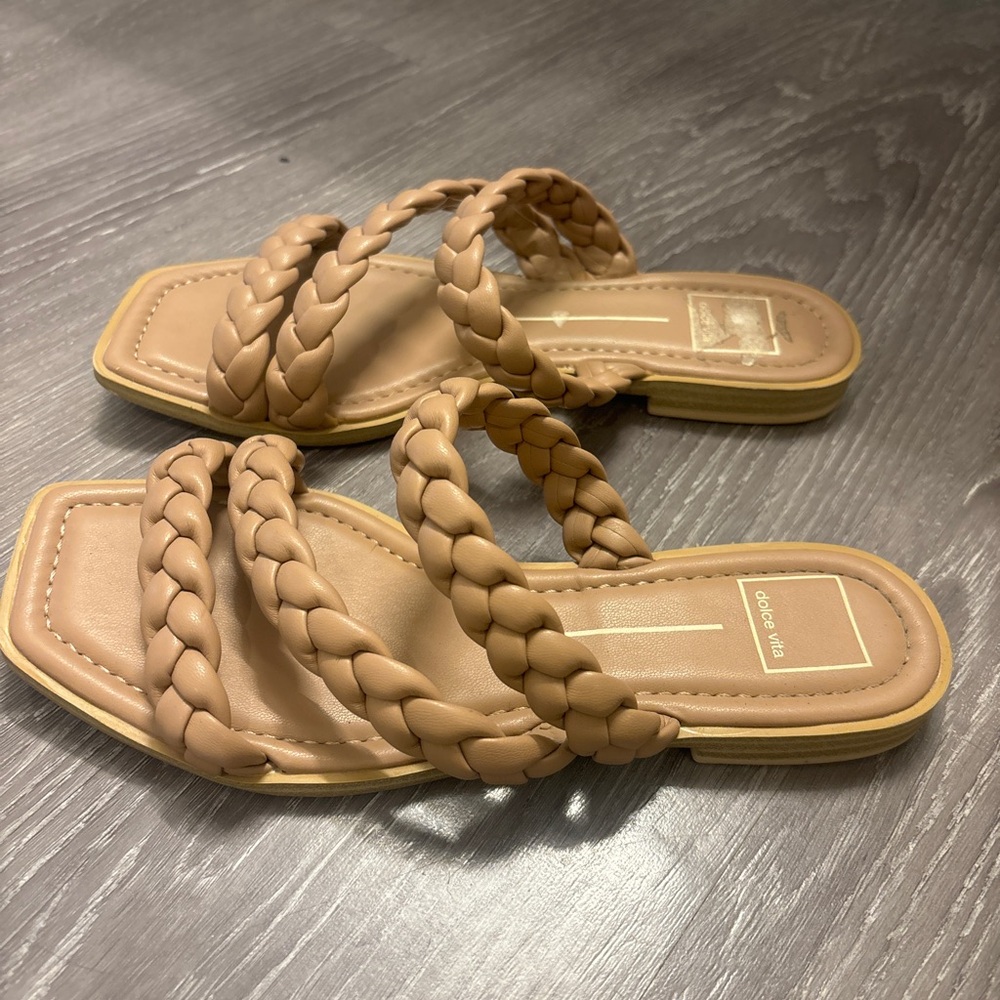 Braided Tan Women's Sandals